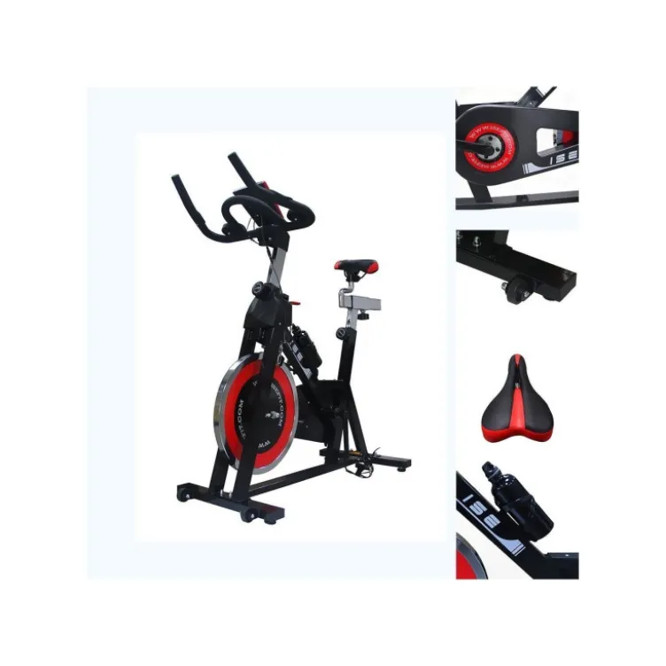 Vélo d'appartement de spinning home-gym avec écran d'affichage LCD