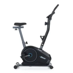 Vélo d'appartement Ellare II avec volant d'inertie de 5 kg avec poignées antidérapantes - Résistance électronique