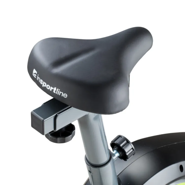 Vélo d'appartement Ellare II avec volant d'inertie de 5 kg avec poignées antidérapantes - Résistance électronique