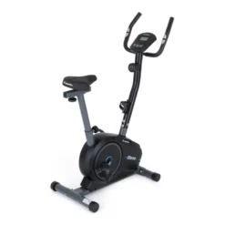 Vélo d'appartement Ellare II avec volant d'inertie de 5 kg avec poignées antidérapantes - Résistance électronique