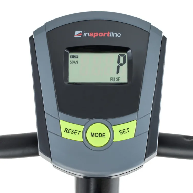 Vélo d'appartement Ellare II avec volant d'inertie de 5 kg avec poignées antidérapantes - Résistance électronique