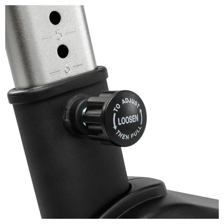 Vélo d'appartement Hammer avec ordinateur de bord LCD - Volant d'inertie de 12 kg et selle ajustable - 20 niveaux d'entraînement