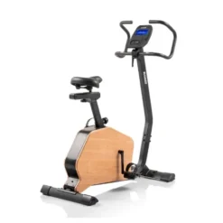 Vélo d'appartement Hammer en bois noble avec 16 niveaux de résistance et roue d'inertie de 8 kg
