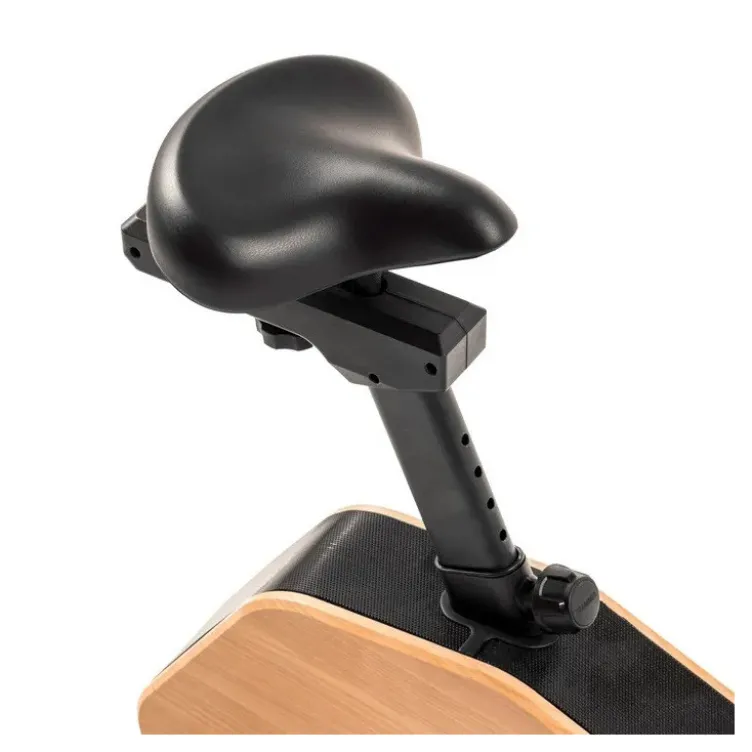 Vélo d'appartement Hammer en bois noble avec 16 niveaux de résistance et roue d'inertie de 8 kg