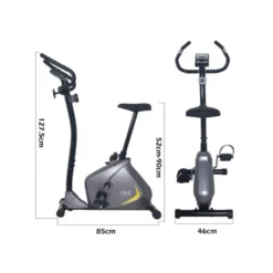 Vélo d'appartement haute qualité ergonomique avec roues de transport et selle ajustable