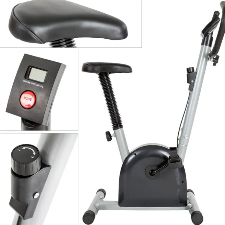 Vélo d'appartement home-gym avec écran d'affichage LCD