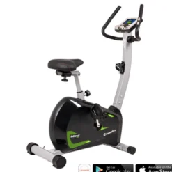 Vélo d'appartement InCondi UB45i II avec siège multi réglable et poignées avec surface antidérapante - Connexion Bluetooth