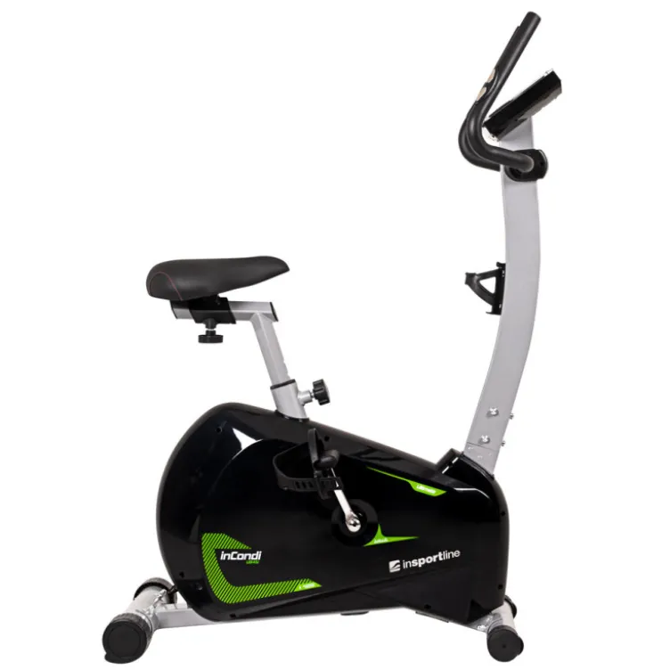 Vélo d'appartement InCondi UB45i II avec siège multi réglable et poignées avec surface antidérapante - Connexion Bluetooth