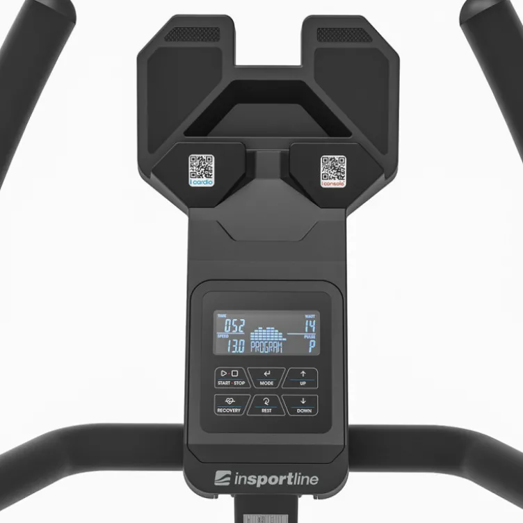 Vélo d'appartement InCondi UB45i II avec siège multi réglable et poignées avec surface antidérapante - Connexion Bluetooth