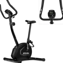 Vélo d'appartement INPEL silencieux et fluide avec ordinateur de bord - Selle réglable