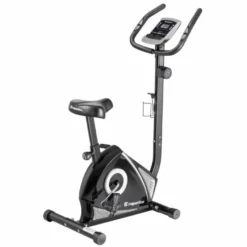 Vélo d'appartement Petyr UB compact avec système de freinage magnétique - Poignées avec moniteur de fréquence cardiaque
