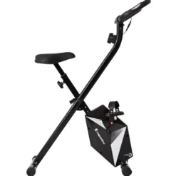 Vélo d'appartement pliable avec fonctionnement à résistance manuelle ultra silencieux - Taille de maximale de 180 cm