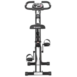 Vélo d'appartement pliable avec fonctionnement à résistance manuelle ultra silencieux - Taille de maximale de 180 cm