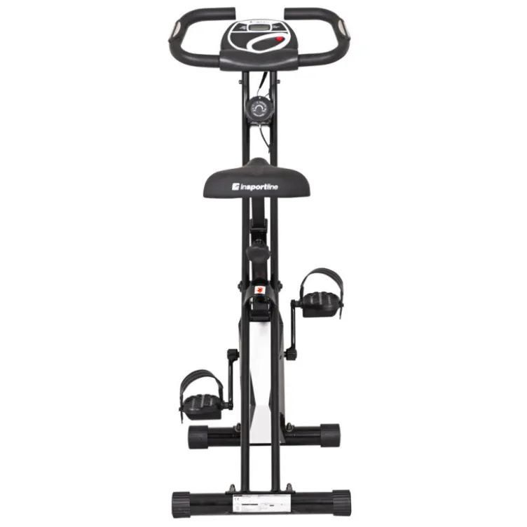 Vélo d'appartement pliable avec fonctionnement à résistance manuelle ultra silencieux - Taille de maximale de 180 cm
