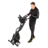 Vélo d'appartement pliable Xbike Max avec volant d'inertie de 3 kg et élastiques de résistance pour bras et jambes