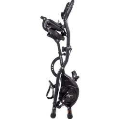 Vélo d'appartement pliable Xbike Max avec volant d'inertie de 3 kg et élastiques de résistance pour bras et jambes