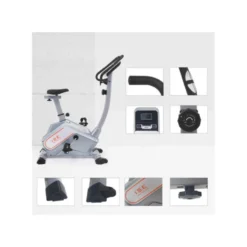 Vélo d'appartement pour training en homegym avec support pour téléphone portable