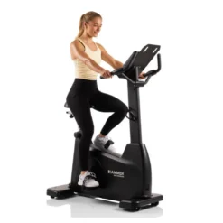 Vélo d'appartement professionnel Hammer avec écran tactile et 40 niveaux de résistance - Roue d'inertie 14 kg