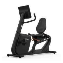 Vélo d'appartement semi-allongé autogénéré RB1100 Titanium Strength de qualité PRO avec grand écran connecté - 40 niveaux