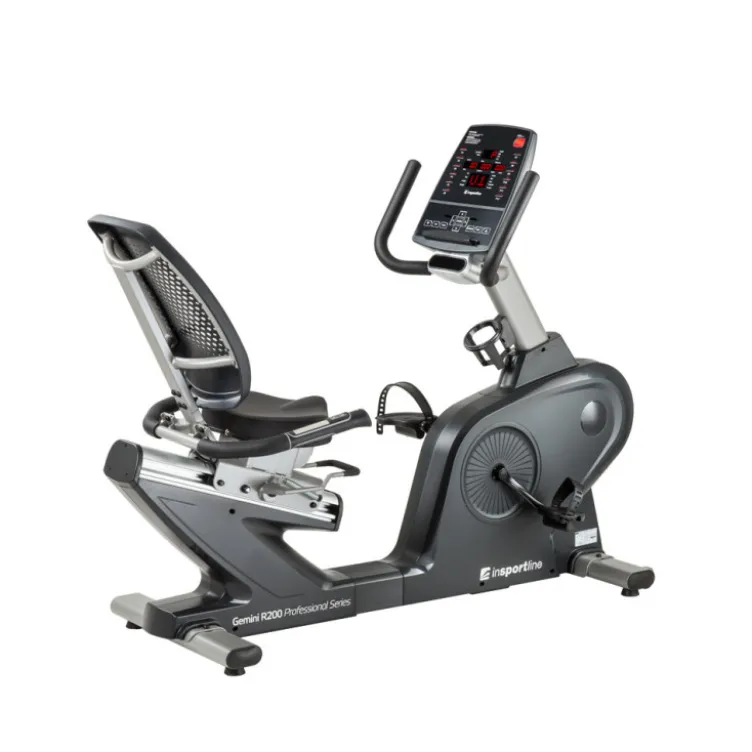 Vélo d'appartement semi allongé avec cadre robuste avec programmes d'entraînement multiples - Entrée USB