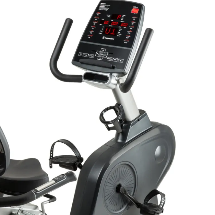 Vélo d'appartement semi allongé avec cadre robuste avec programmes d'entraînement multiples - Entrée USB