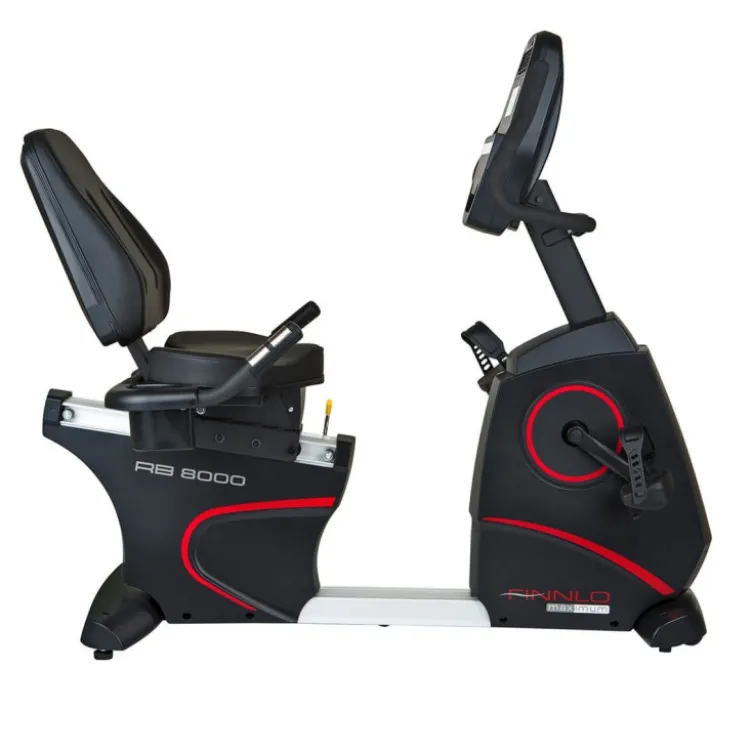 Vélo d'appartement Semi-professionnel avec alimentation indépendante - Écran LED - RB 8000