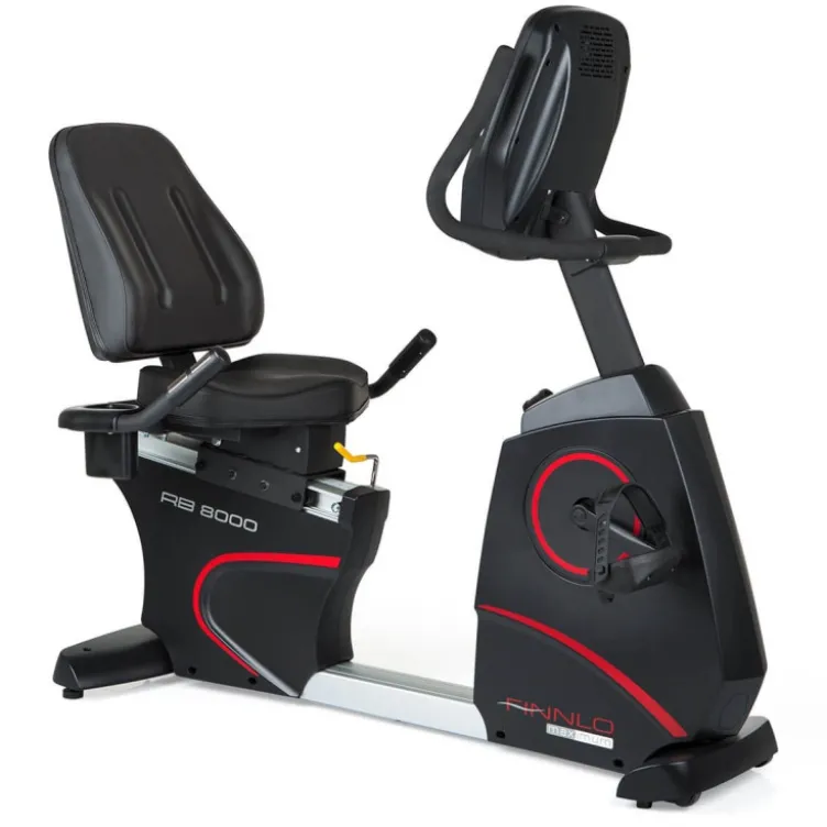 Vélo d'appartement Semi-professionnel avec alimentation indépendante - Écran LED - RB 8000