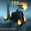 Vélo d'appartement ZenBike 600 avec écran connecté 10,1" et 32 niveaux de résistance électronique - Roue d'inertie 7 kg
