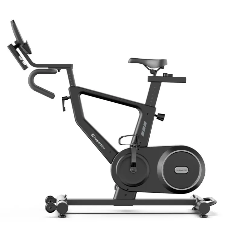 Vélo d'appartement ZenRoute 250 avec 32 niveaux de résistance puis siège et guidon réglable - Homegym