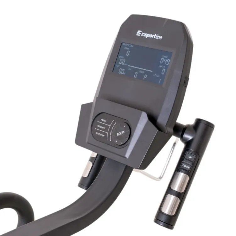 Vélo d'appartement ZenRoute 250 avec 32 niveaux de résistance puis siège et guidon réglable - Homegym