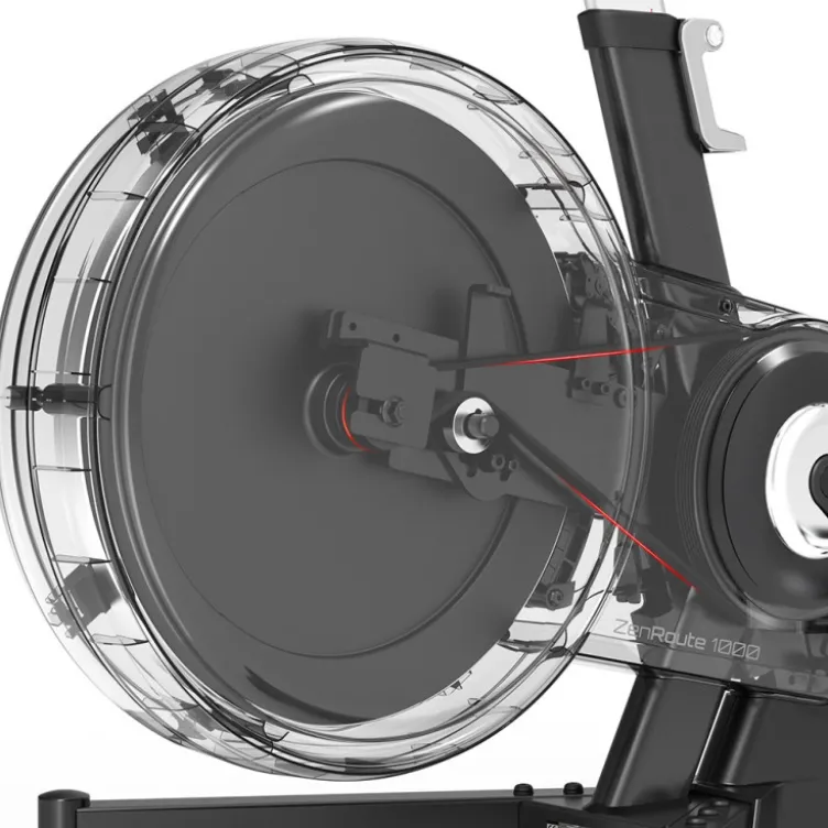 Vélo d'appartement ZenRoute 1000 ergonomique et confortable pour club de sport et home-gym - Connectivité Bluetooth