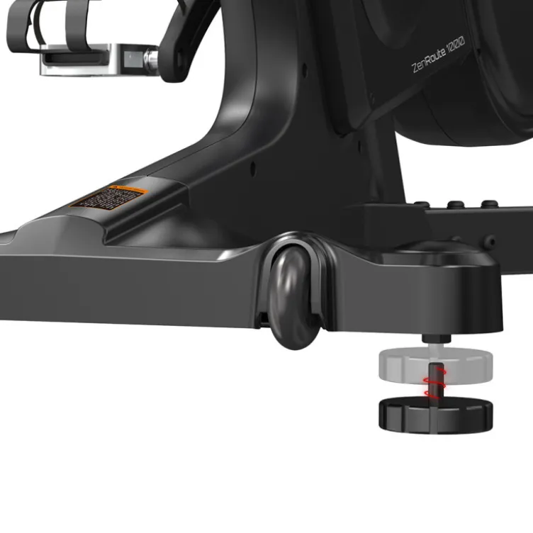 Vélo d'appartement ZenRoute 1000 ergonomique et confortable pour club de sport et home-gym - Connectivité Bluetooth