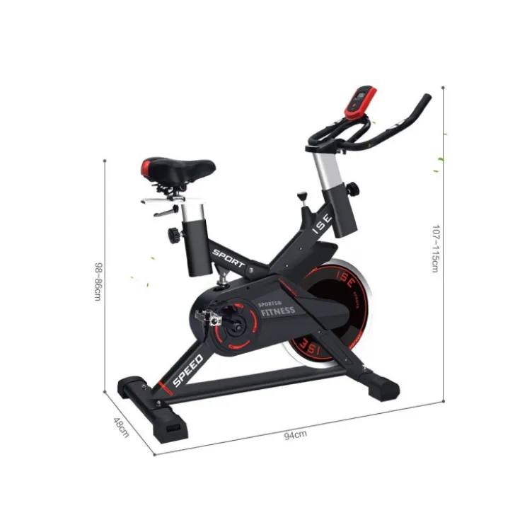 Vélo de biking home-gym avec écran d'affichage LCD