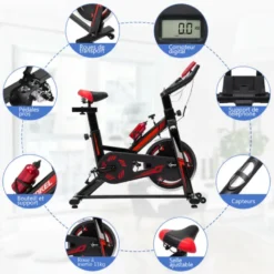 Vélo de biking roue inertie 11 kg avec écran digital