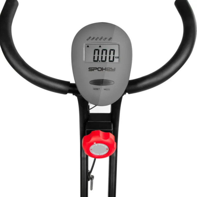 Vélo de cardio avec 8 niveaux de résistance pour trainings à domicile - Capacité de pliage