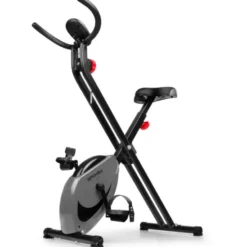 Vélo de cardio avec 8 niveaux de résistance pour trainings à domicile - Capacité de pliage
