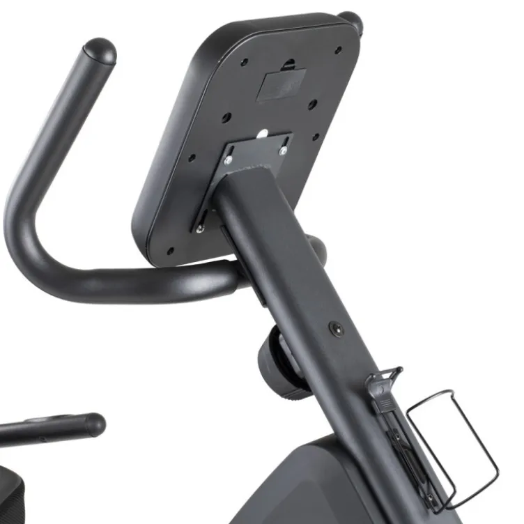 Vélo de cardio Delavan RMB semi-allongé pour sessions cardio avec programmes d'entraînement multiple - Calcul IMC