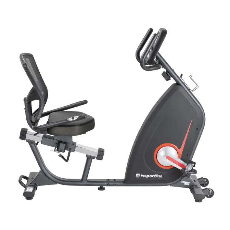 Vélo de cardio Delavan RMB semi-allongé pour sessions cardio avec programmes d'entraînement multiple - Calcul IMC