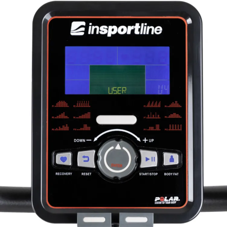 Vélo de cardio semi-allongé Omahan RMB avec programmes d'entraînement multiples - Récepteur de ceinture pectorale
