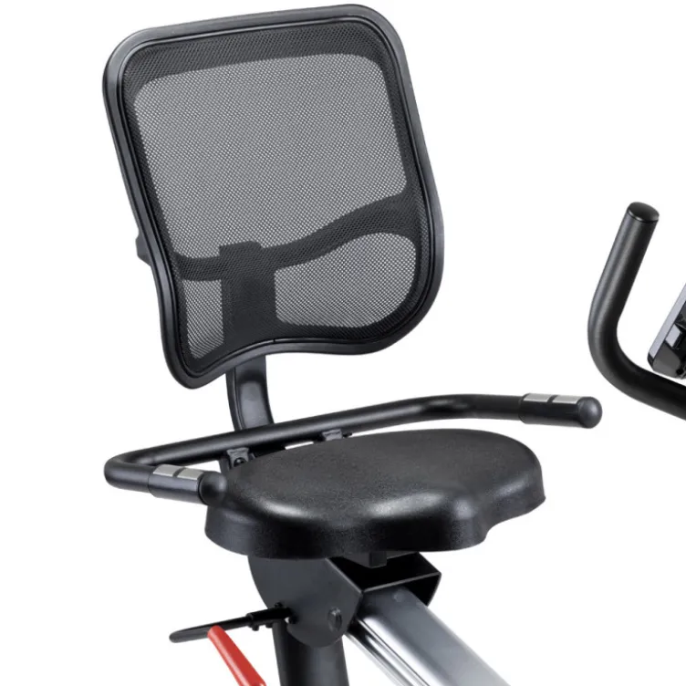 Vélo de cardio semi-allongé Omahan RMB avec programmes d'entraînement multiples - Récepteur de ceinture pectorale