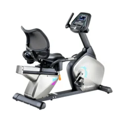 Vélo de cardio semi allongé pour séance de sport intense - Selle ultra confortable et multi réglable