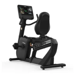 Vélo de cardio semi-allongé Titanium RB1100T à usage pro avec écran tactile de 15,6 pouces - Roue d'inertie 14 kg PRO Séries