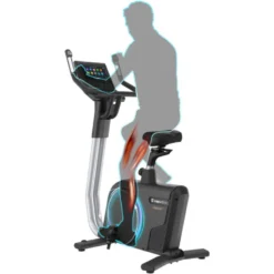 Vélo de cardio-training professionnel Velocer UB avec écran LCD connecté pour salle de sport