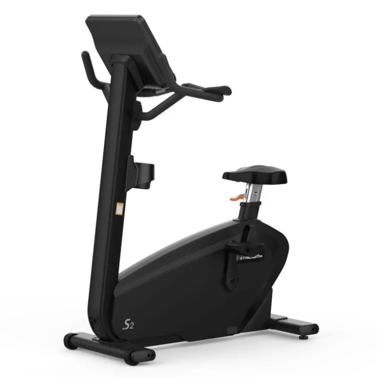 Vélo de cardio-training Titanium Strength ST1100 de qualité professionnelle avec écran LED XXL - Roue d'inertie 14 kg