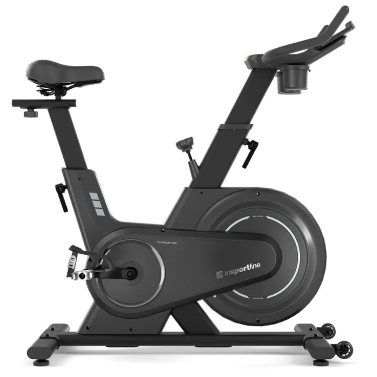 Vélo de cardio ZenRoute 100 avec capteur de fréquence cardiaque optique et écran LCD - Volant d'inertie 6 kg