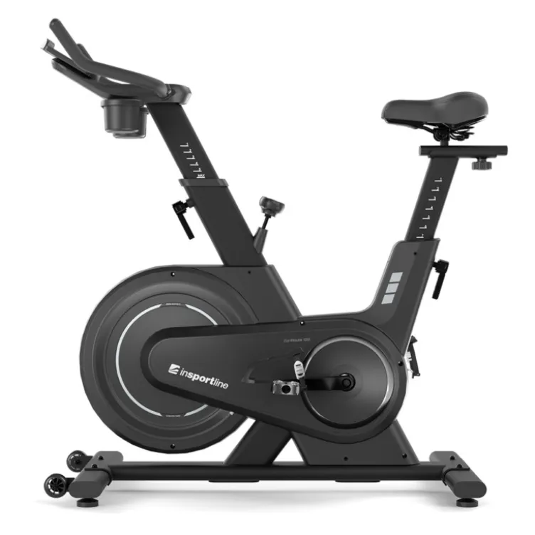 Vélo de cardio ZenRoute 100 avec capteur de fréquence cardiaque optique et écran LCD - Volant d'inertie 6 kg