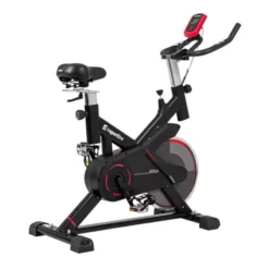 Vélo de course Alfan à haute vitesse avec siège et poignées réglables pour séance de cardio - Système de freinage à friction