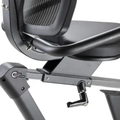 Vélo de fitness semi-allongé avec poignées pour calcul de la fréquence cardiaque - Ecran affichage pour suivi de performance