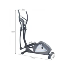 Vélo d'entraînement elliptique pour home-gym avec écran LCD et capteur de pouls