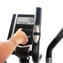 Vélo d'entraînement elliptique avec écran LCD et roue d'inertie 16 kg